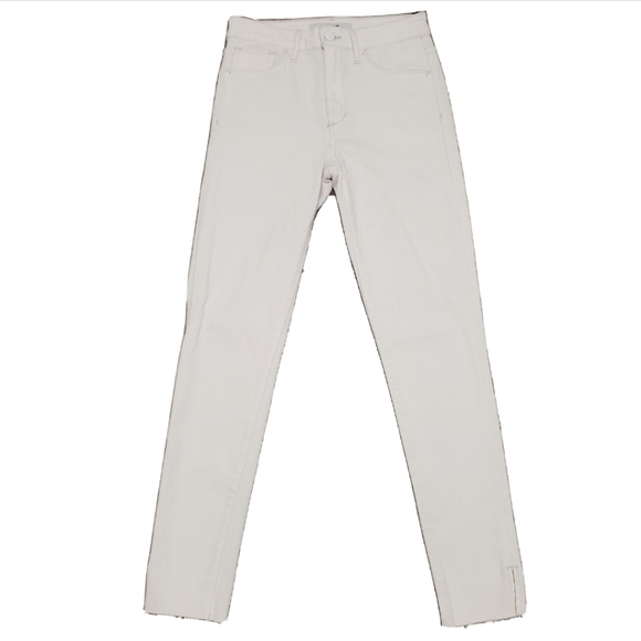 NWT Joe's Off White Skinny Jeans Raw Hem Split Ankle - Picture 2 of 6